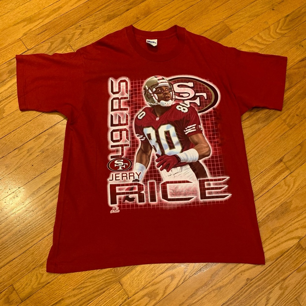 Vintage 90s Pro Player San Francisco 49ers Jerry Rice NFL shirt